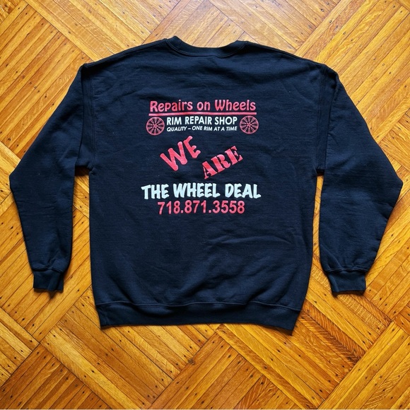 NWOT NYC Mechanic Pullover Sweatshirt - Picture 2 of 3